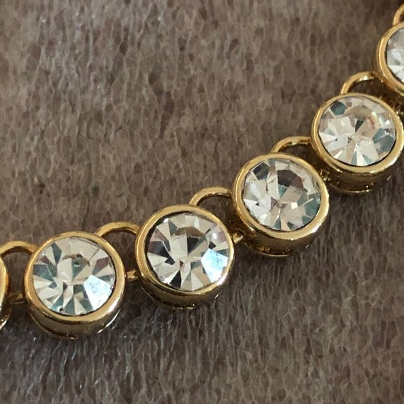 OPC Multi Strand Faux Pearls, Crystals & Chains Statement Necklace - Picture 6 of 6